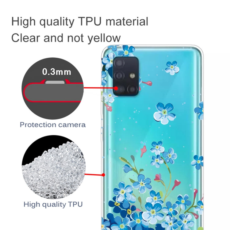 For Galaxy A51 Lucency Painted TPU Protective Case