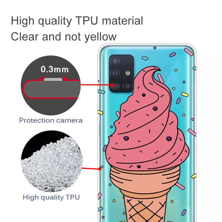 For Galaxy A71 Lucency Painted TPU Protective Case