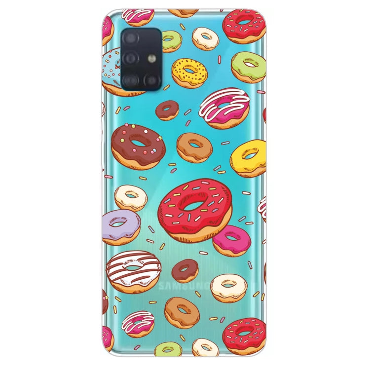 For Galaxy A71 Lucency Painted TPU Protective Case