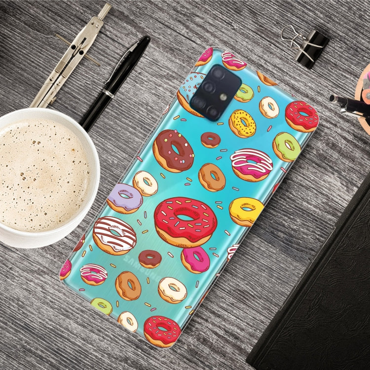 For Galaxy A71 Lucency Painted TPU Protective Case