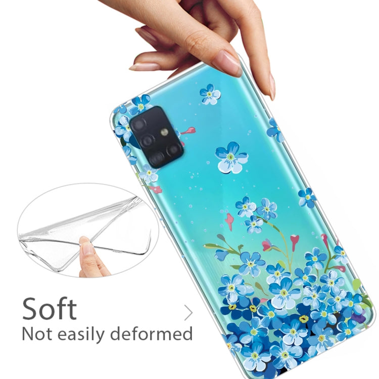 For Galaxy A71 Lucency Painted TPU Protective Case