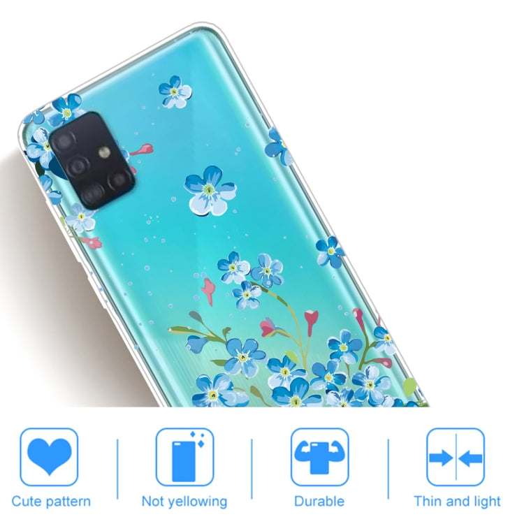 For Galaxy A71 Lucency Painted TPU Protective Case