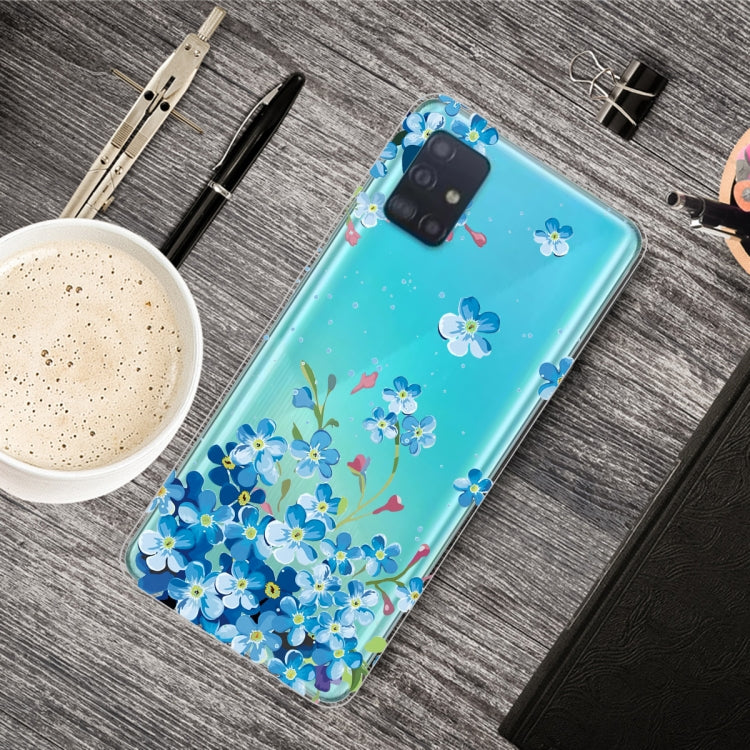 For Galaxy A71 Lucency Painted TPU Protective Case