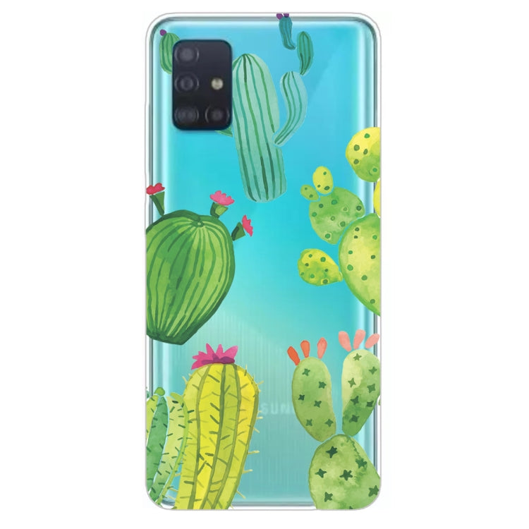 For Galaxy A71 Lucency Painted TPU Protective Case