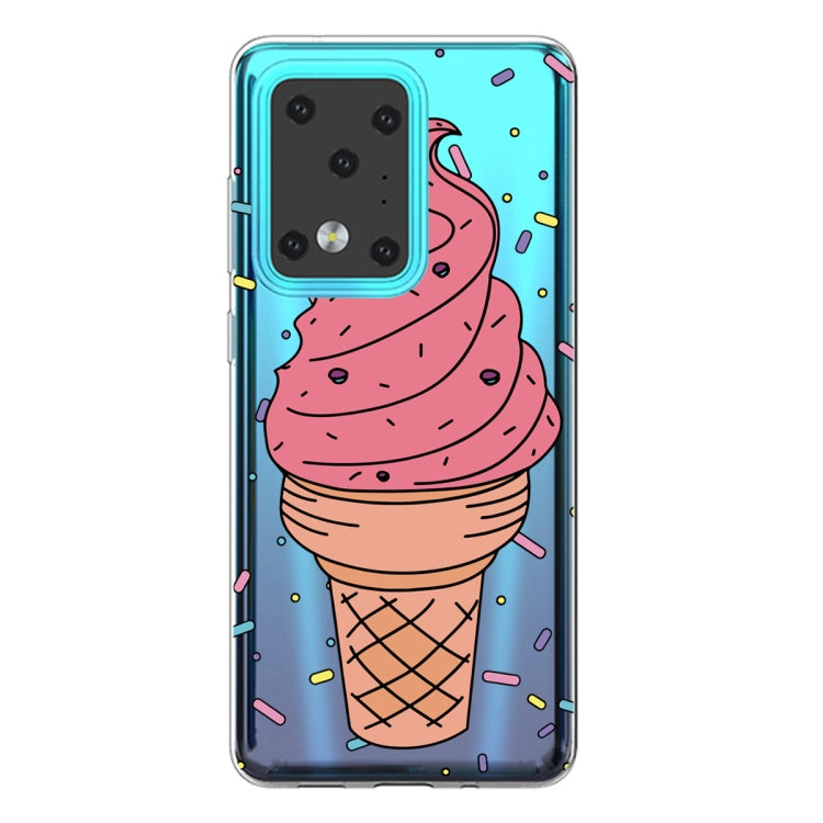For Galaxy S20 Ultra Lucency Painted TPU Protective Case