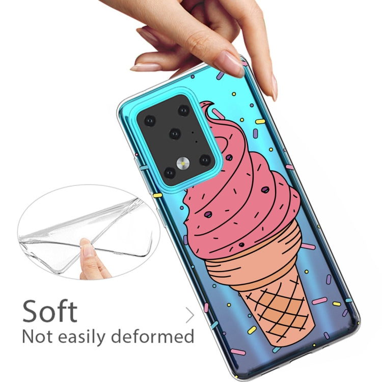 For Galaxy S20 Ultra Lucency Painted TPU Protective Case