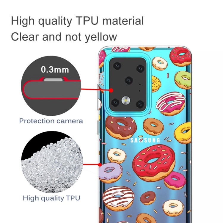 For Galaxy S20 Ultra Lucency Painted TPU Protective Case