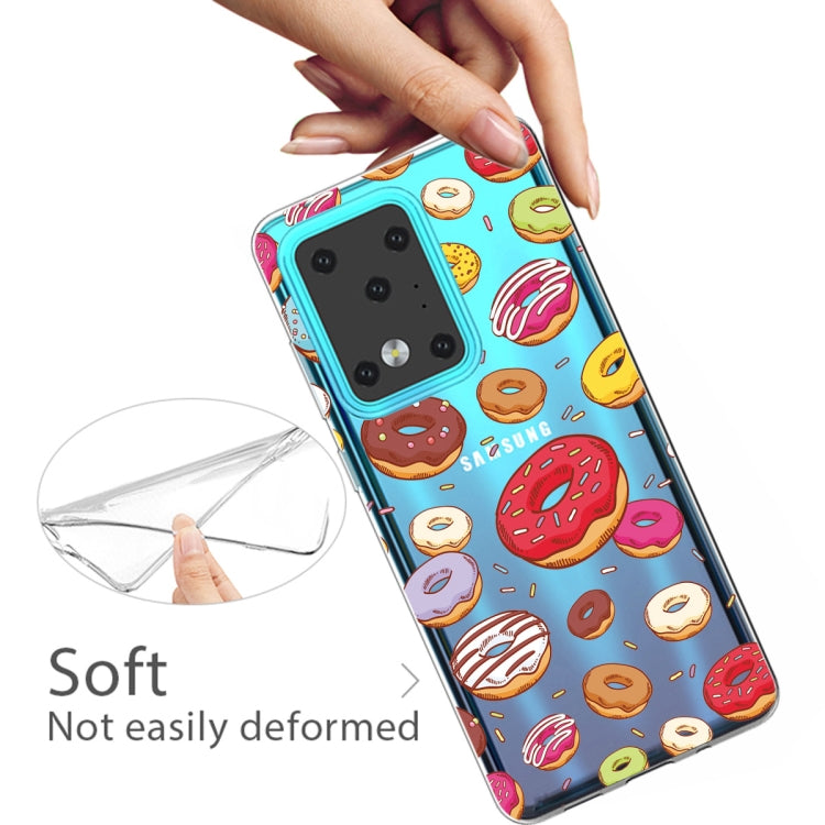 For Galaxy S20 Ultra Lucency Painted TPU Protective Case
