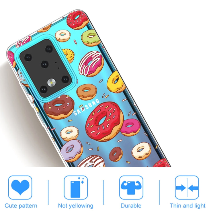 For Galaxy S20 Ultra Lucency Painted TPU Protective Case