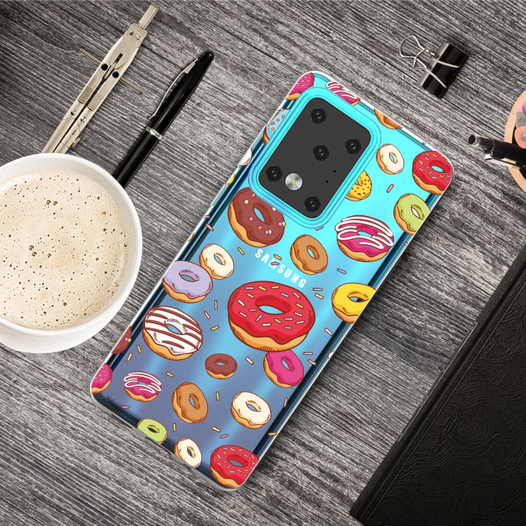 For Galaxy S20 Ultra Lucency Painted TPU Protective Case