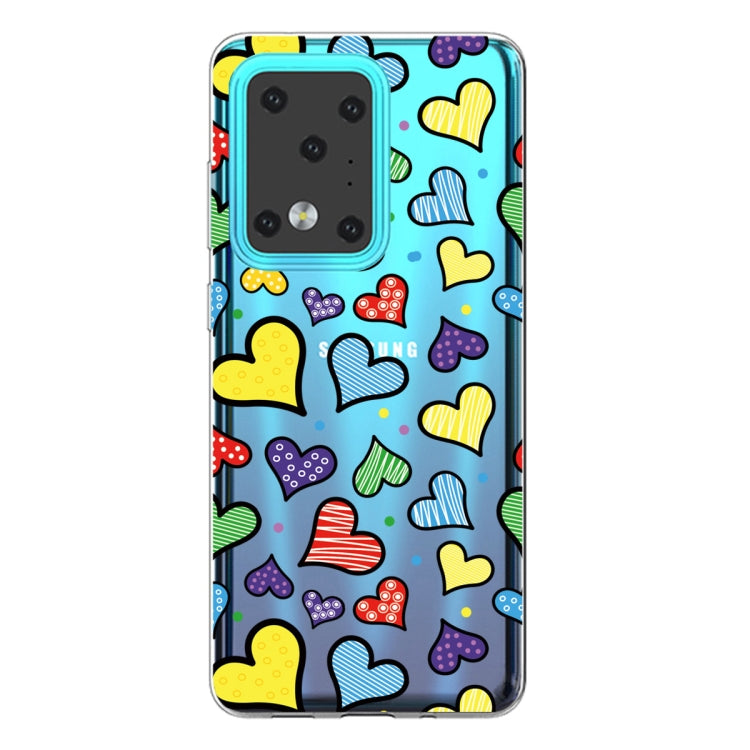 For Galaxy S20 Ultra Lucency Painted TPU Protective Case