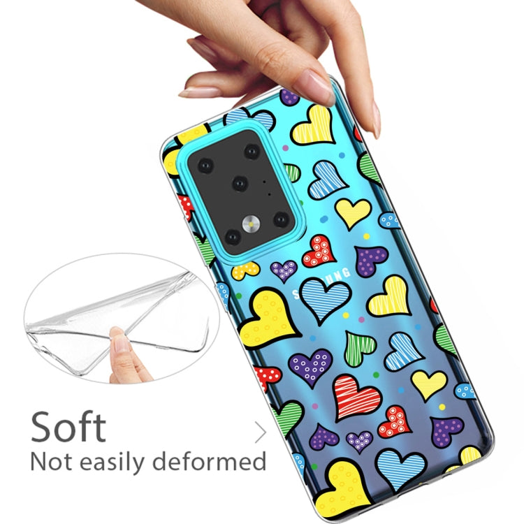 For Galaxy S20 Ultra Lucency Painted TPU Protective Case