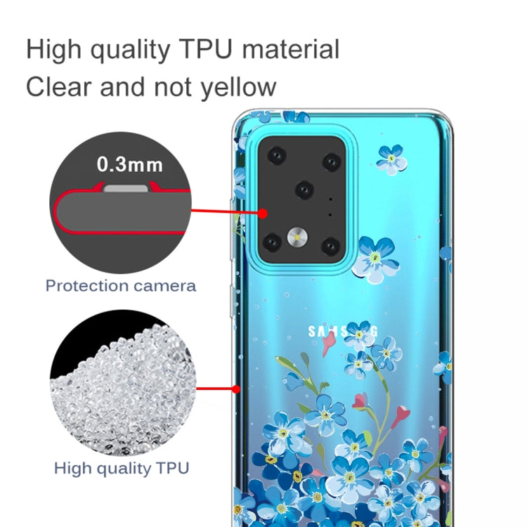 For Galaxy S20 Ultra Lucency Painted TPU Protective Case