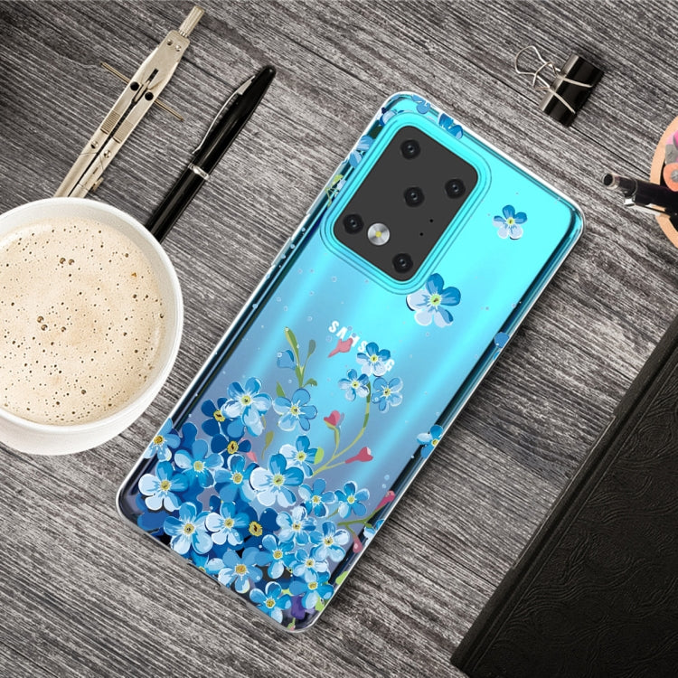 For Galaxy S20 Ultra Lucency Painted TPU Protective Case