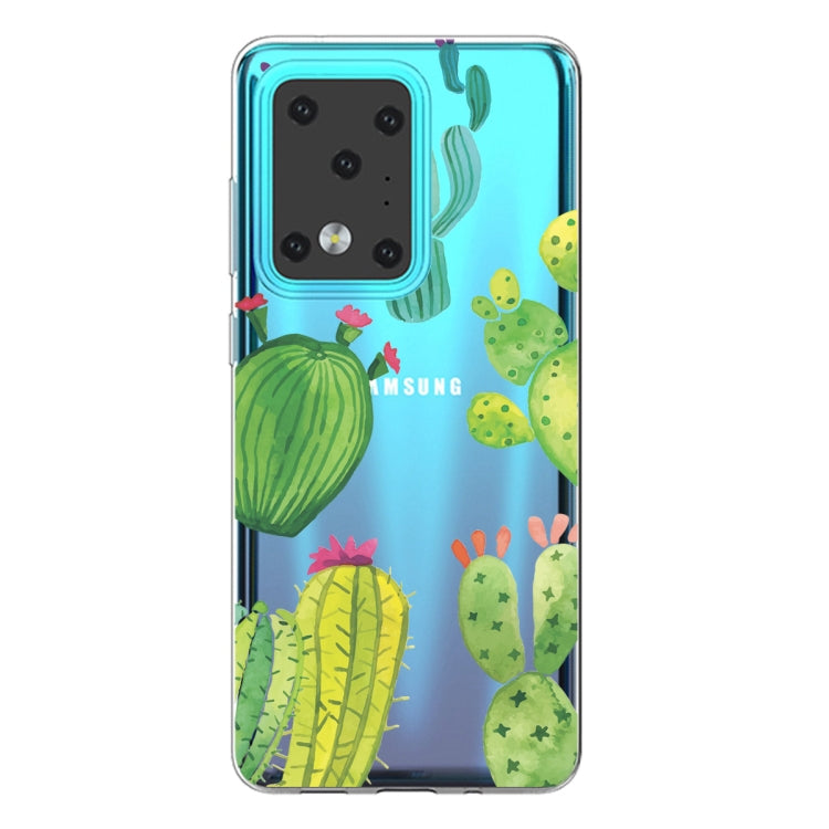 For Galaxy S20 Ultra Lucency Painted TPU Protective Case