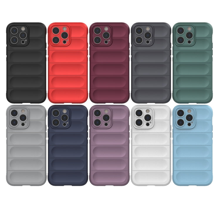 For iPhone 14 Pro Magic Shield TPU + Flannel Phone Case