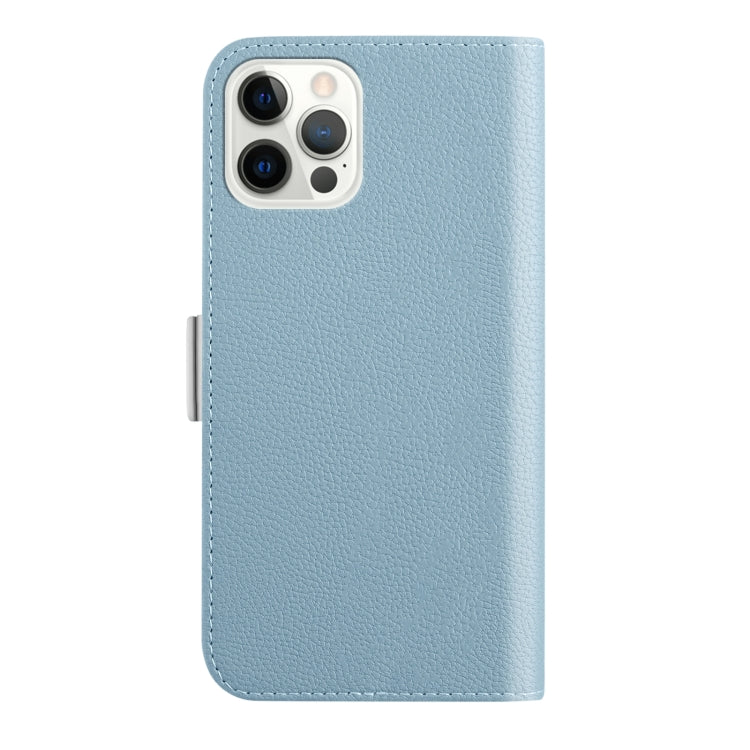 For iPhone 14 Pro Candy Color Litchi Texture Leather Phone Case