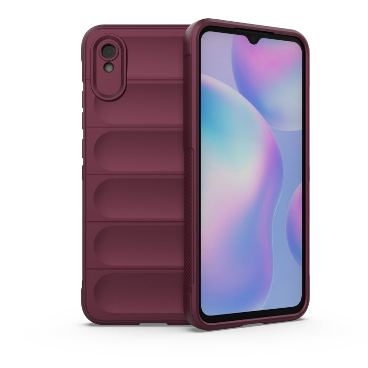 For Xiaomi Redmi 9A Magic Shield TPU + Flannel Phone Case