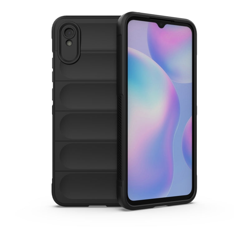 For Xiaomi Redmi 9A Magic Shield TPU + Flannel Phone Case