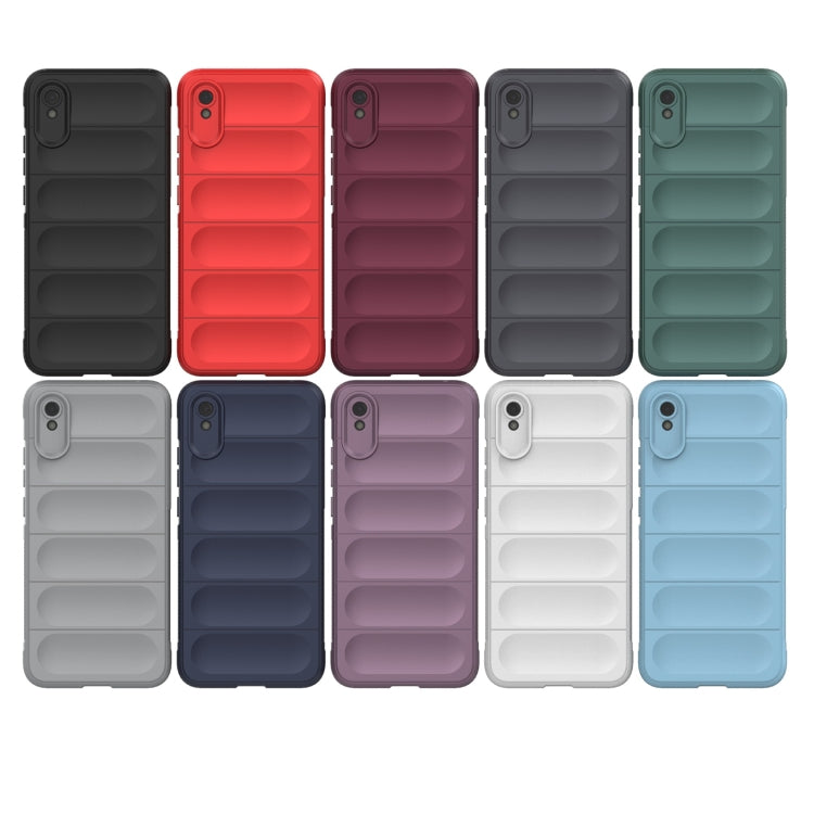 For Xiaomi Redmi 9A Magic Shield TPU + Flannel Phone Case