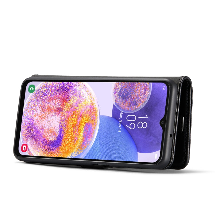 For Samsung Galaxy A23 5G DG.MING Crazy Horse Texture Detachable Magnetic Leather Phone Case