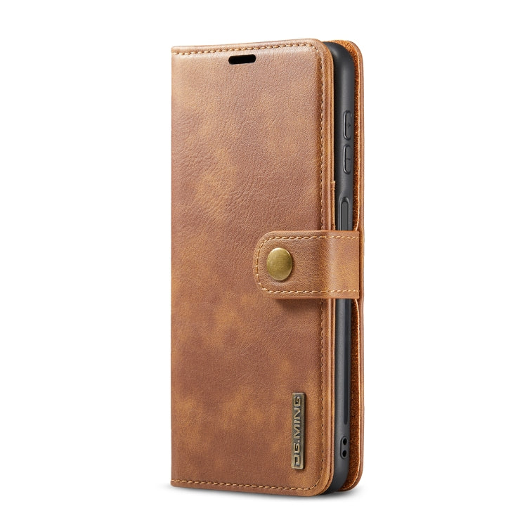 For Samsung Galaxy A23 5G DG.MING Crazy Horse Texture Detachable Magnetic Leather Phone Case