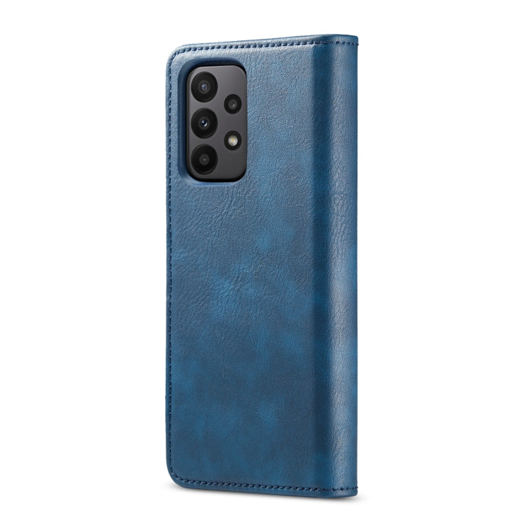 For Samsung Galaxy A23 5G DG.MING Crazy Horse Texture Detachable Magnetic Leather Phone Case