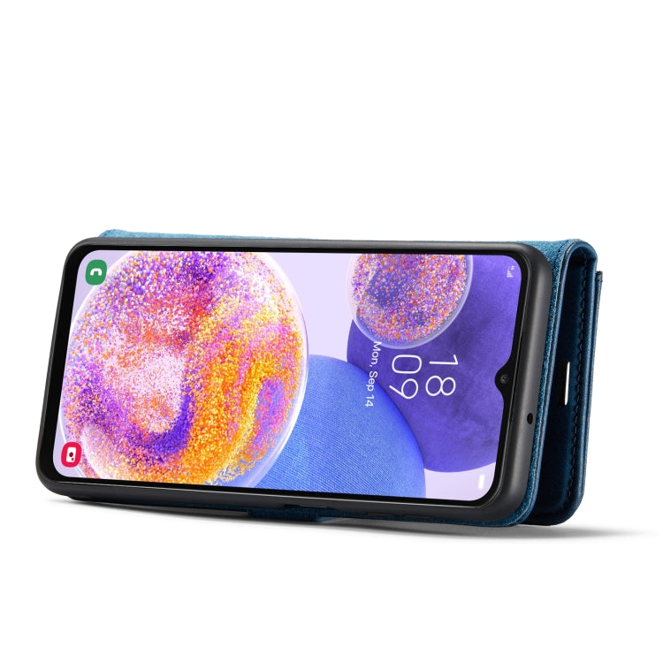 For Samsung Galaxy A23 5G DG.MING Crazy Horse Texture Detachable Magnetic Leather Phone Case