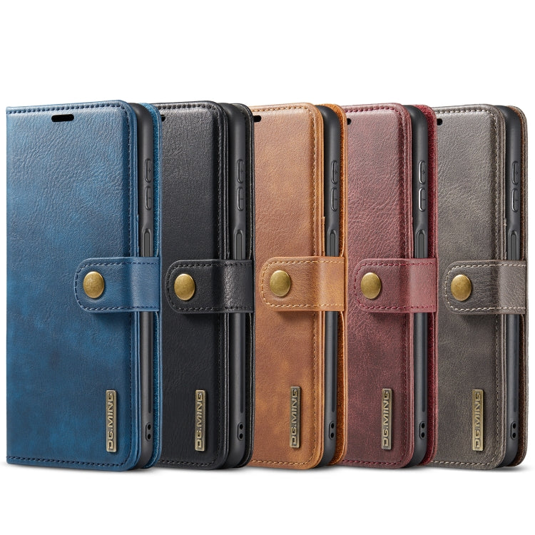 For Samsung Galaxy A23 5G DG.MING Crazy Horse Texture Detachable Magnetic Leather Phone Case