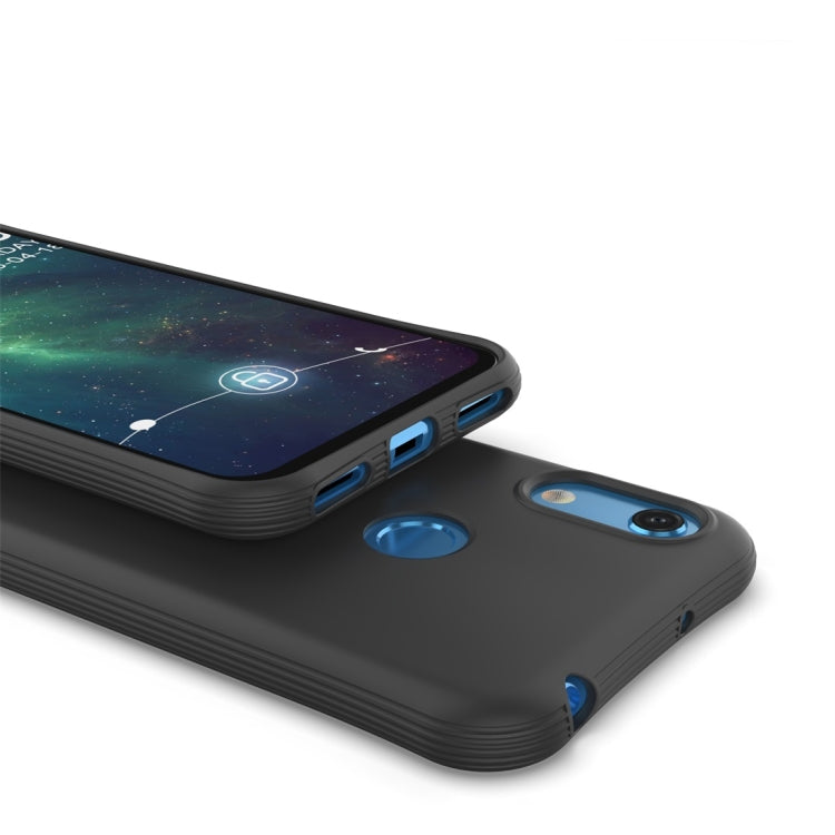 For Huawei Y6 / Y6 Prime 2019 Solid Color TPU Slim Shockproof Protective Case