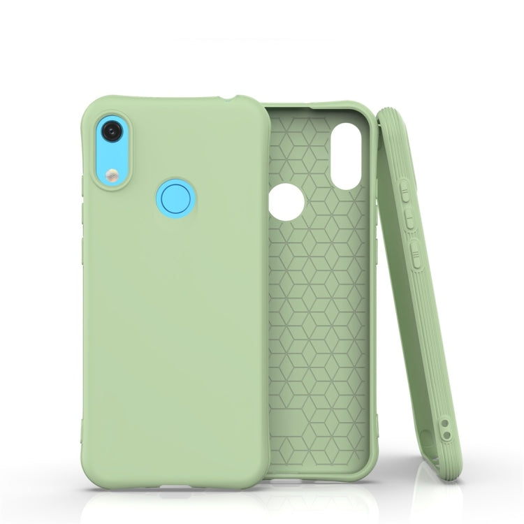 For Huawei Y6 / Y6 Prime 2019 Solid Color TPU Slim Shockproof Protective Case