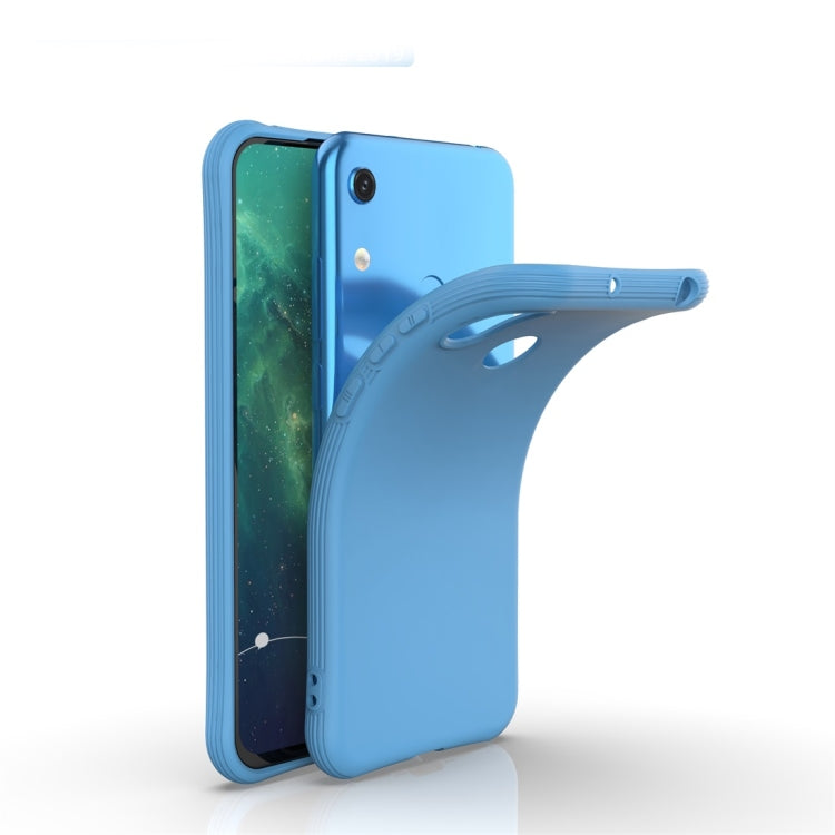 For Huawei Y6 / Y6 Prime 2019 Solid Color TPU Slim Shockproof Protective Case