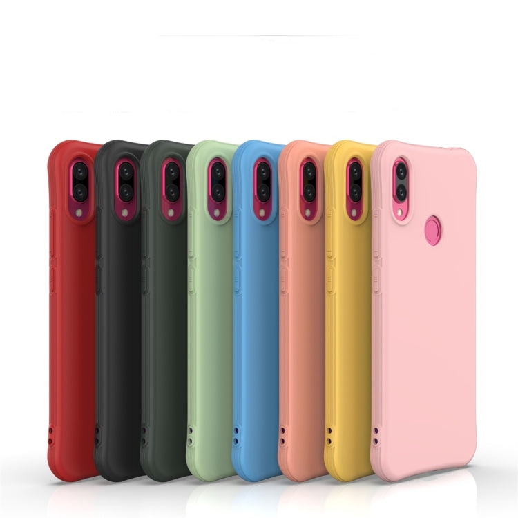 For Xiaomi Redmi Note 7 / 7S Solid Color TPU Slim Shockproof Protective Case