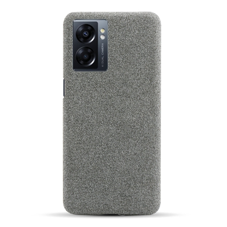 For OPPO A57 5G Cloth Coated Hard Plastic Phone Case