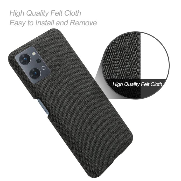 For OPPO Reno7 A Cloth Coated Hard Plastic Phone Case