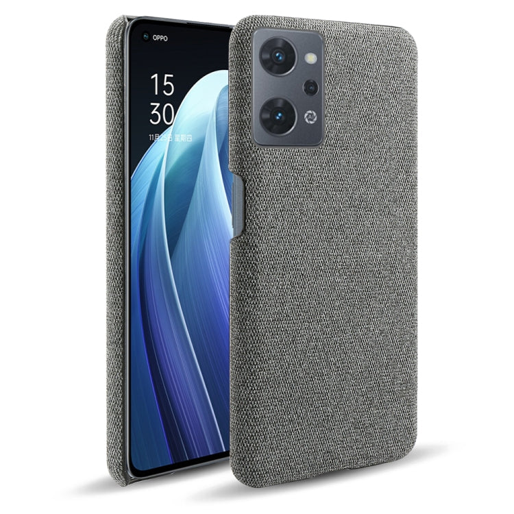 For OPPO Reno7 A Cloth Coated Hard Plastic Phone Case