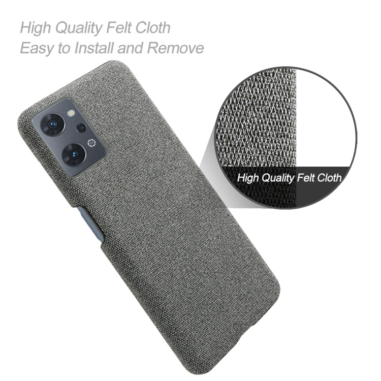 For OPPO Reno7 A Cloth Coated Hard Plastic Phone Case