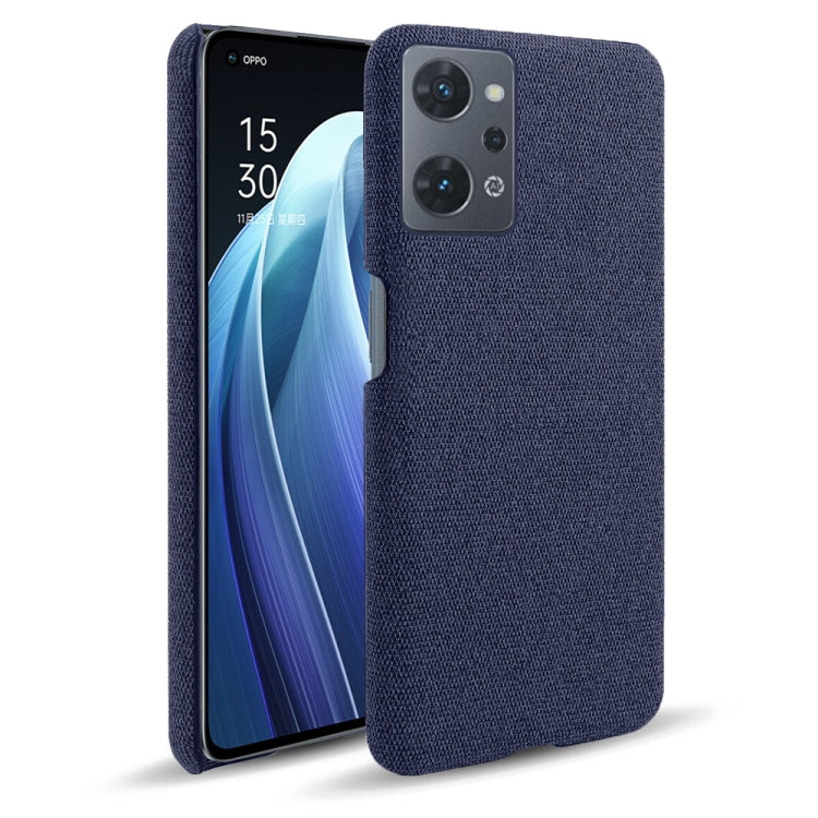 For OPPO Reno7 A Cloth Coated Hard Plastic Phone Case