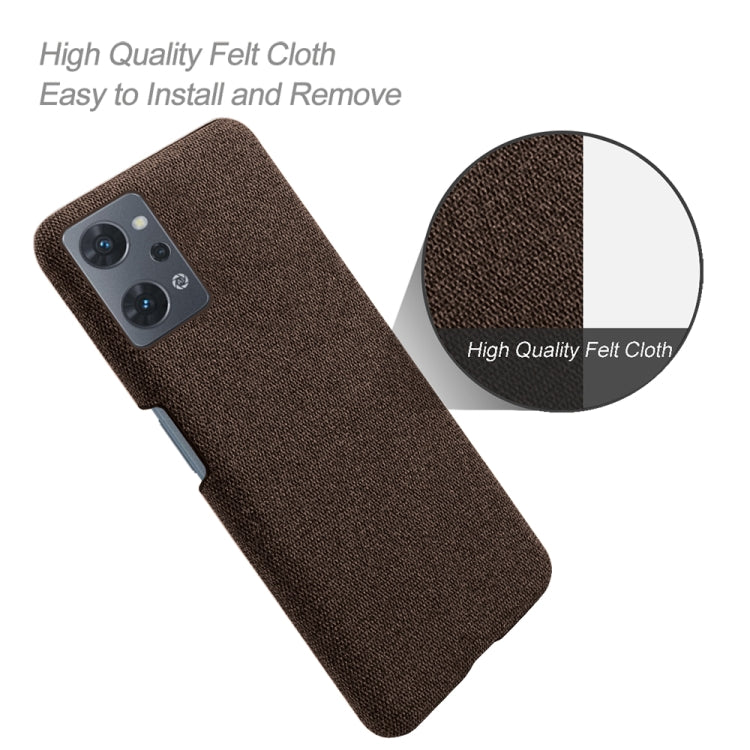 For OPPO Reno7 A Cloth Coated Hard Plastic Phone Case