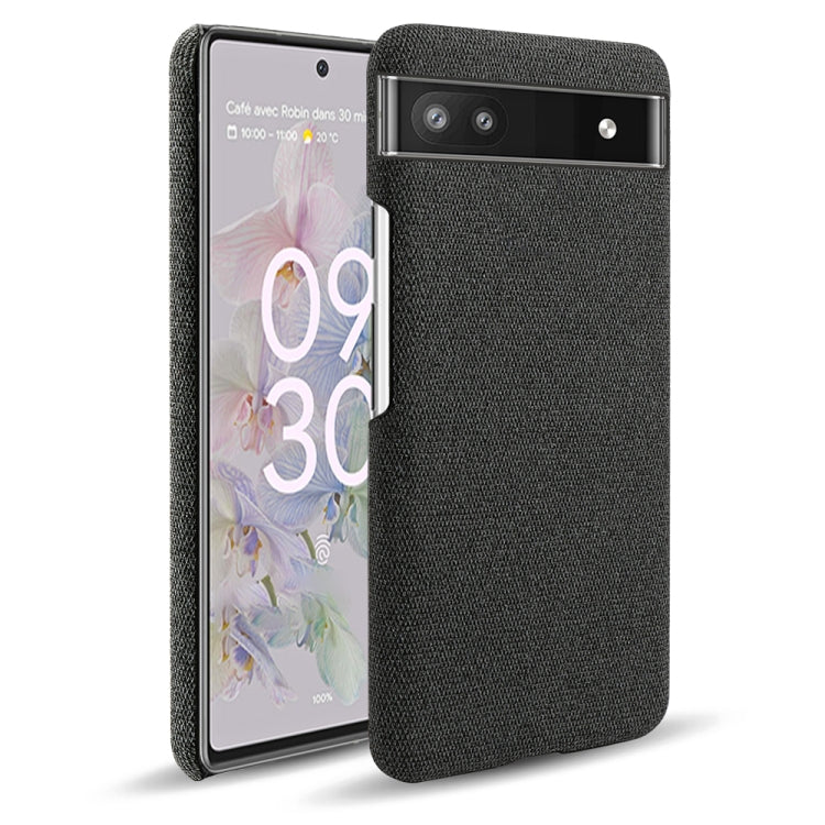 For Google Pixel 6a Cloth Coated Hard Plastic Phone Case