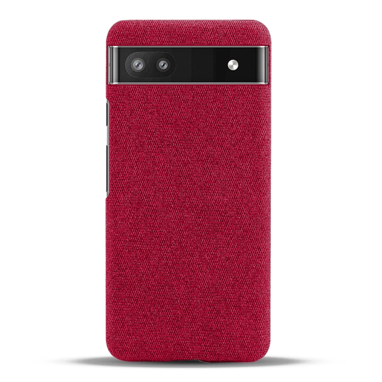 For Google Pixel 6a Cloth Coated Hard Plastic Phone Case