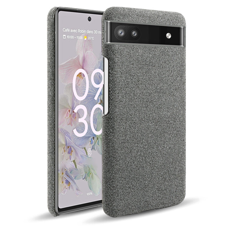 For Google Pixel 6a Cloth Coated Hard Plastic Phone Case