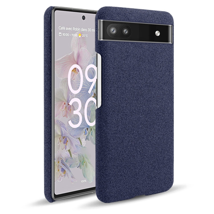 For Google Pixel 6a Cloth Coated Hard Plastic Phone Case