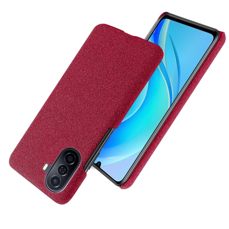 For Huawei Enjoy 50 Cloth Coated Hard Plastic Phone Case