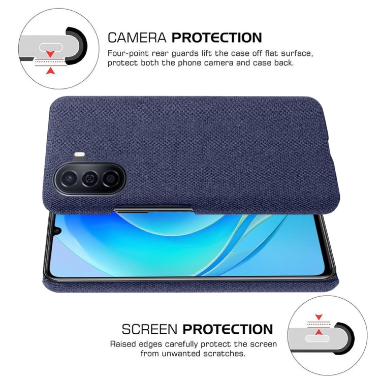 For Huawei Enjoy 50 Cloth Coated Hard Plastic Phone Case