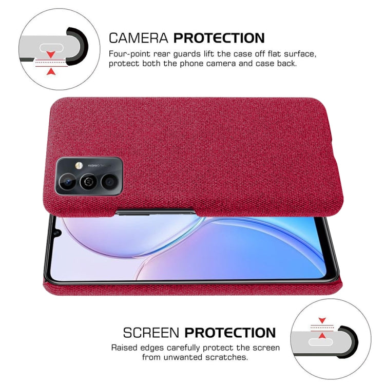 For Huawei Maimang 11 Cloth Coated Hard Plastic Phone Case