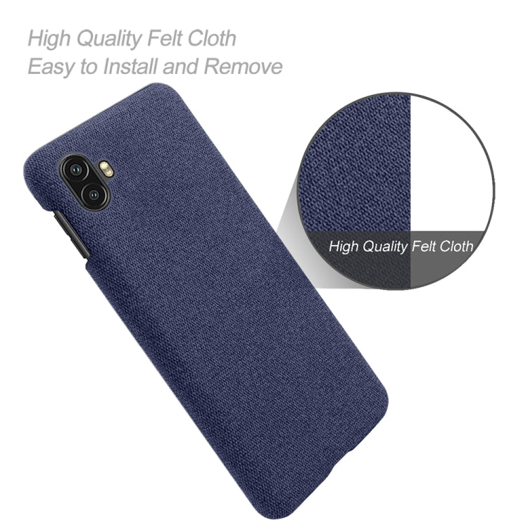 For Samsung Galaxy Xcover6 Pro Cloth Coated Hard Plastic Phone Case