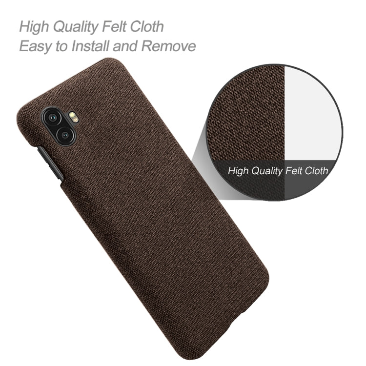 For Samsung Galaxy Xcover6 Pro Cloth Coated Hard Plastic Phone Case