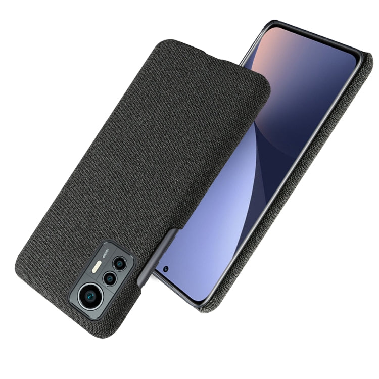 For Xiaomi 12 Lite Eurasian Cloth Coated Hard Plastic Phone Case