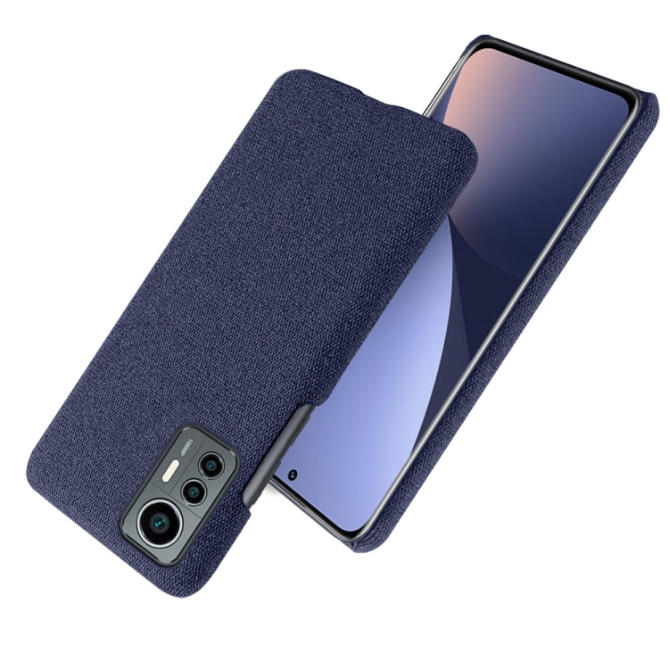For Xiaomi 12 Lite Eurasian Cloth Coated Hard Plastic Phone Case